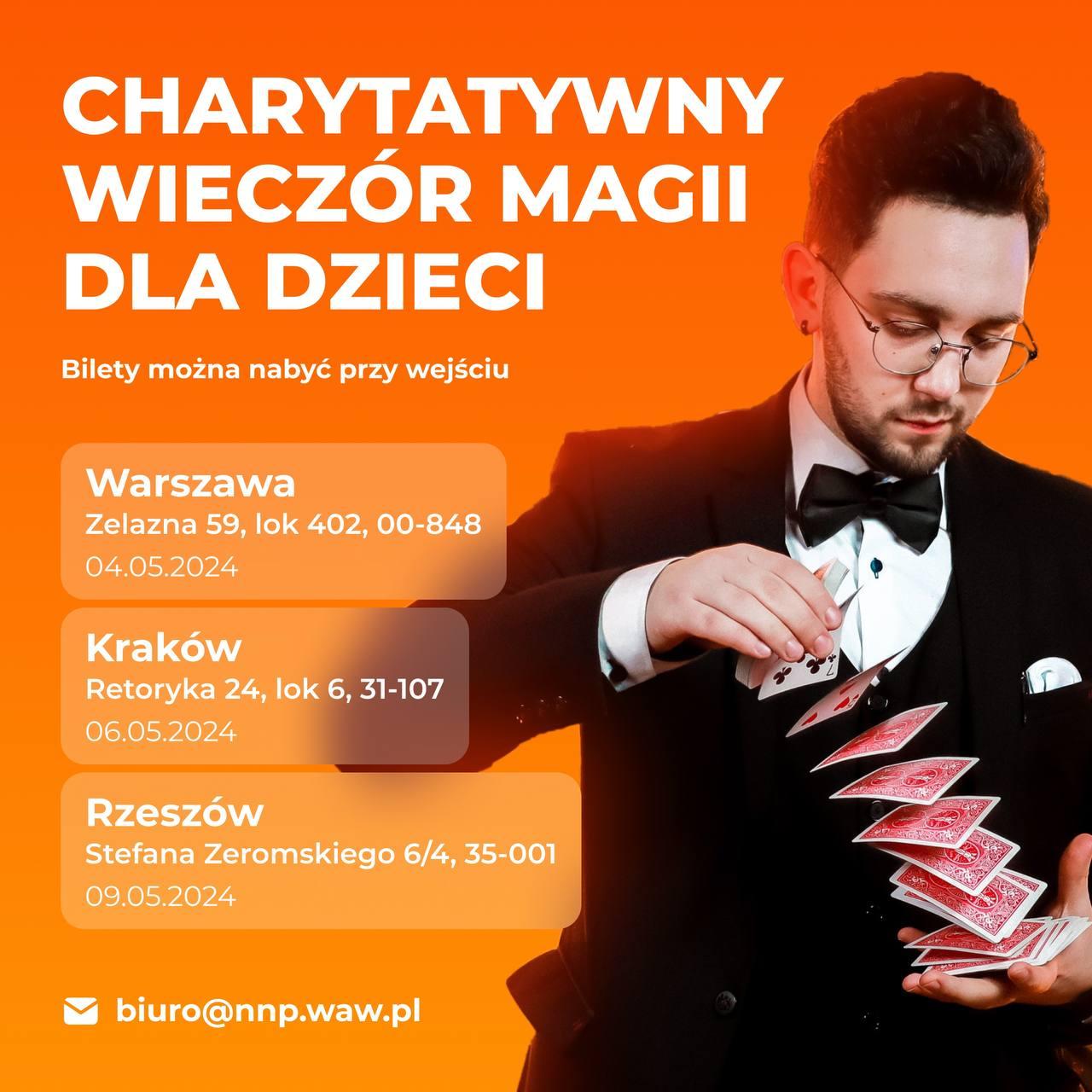 Charytatywny Wieczór Magii dla Dzieci