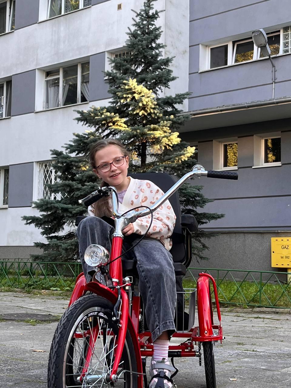 Nowy rower dla Mirosławy Bozchko