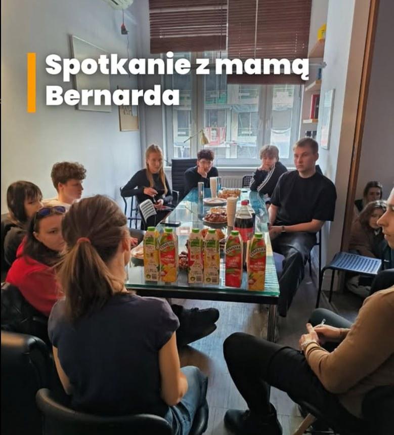 Spotkanie z mamą Bernarda